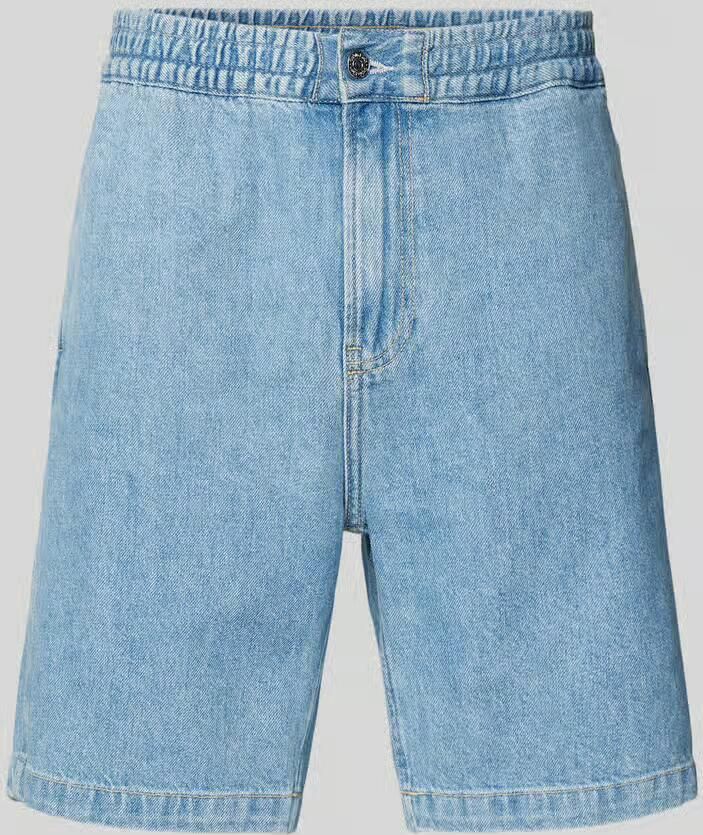 Calvin Klein Jeans Regular fit korte jeans met elastische band - Foto 2