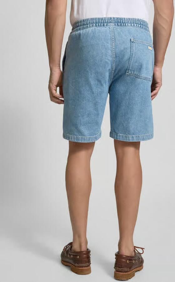 Calvin Klein Jeans Regular fit korte jeans met elastische band - Foto 3