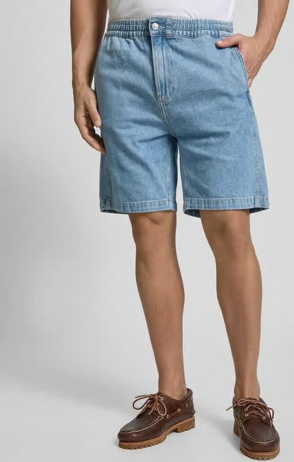 Calvin Klein Jeans Regular fit korte jeans met elastische band - Foto 2