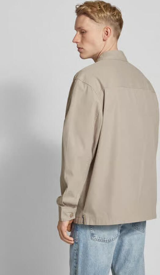 Calvin Klein Jeans Regular fit overhemdjack met labelstitching - Foto 4