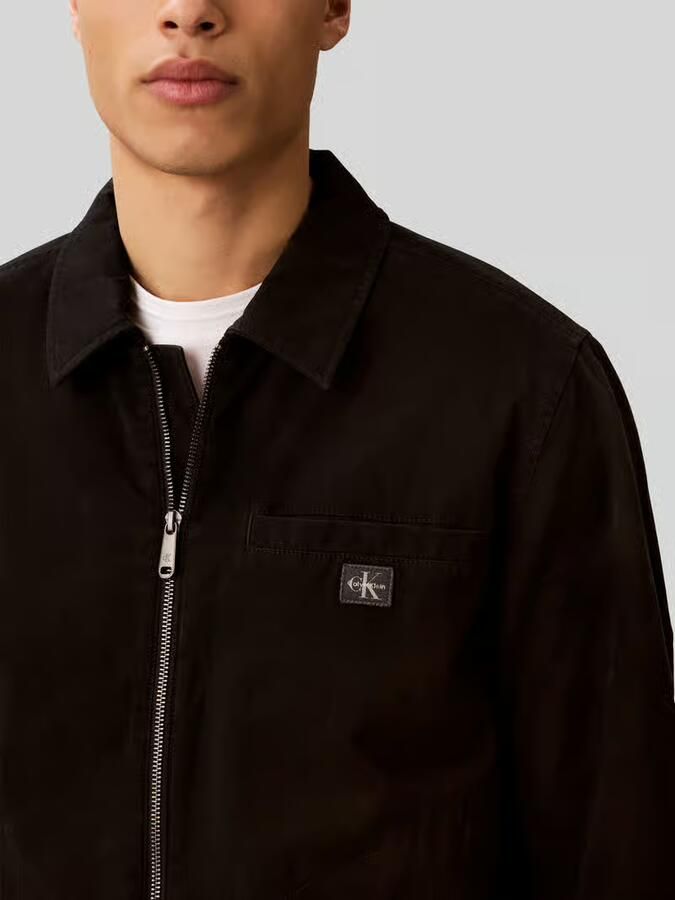 Calvin Klein Jeans regular fit overhemdjack van puur katoen