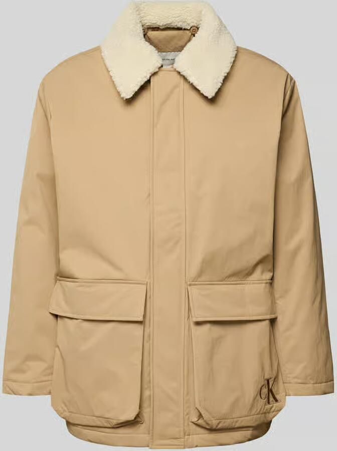 Calvin Klein Jeans Regular fit parka met labelprint - Foto 2