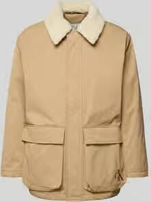 Calvin Klein Jeans Regular fit parka met labelprint