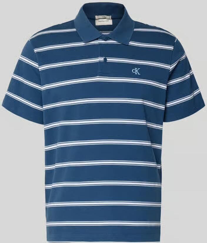 Calvin Klein Jeans regular fit poloshirt met gestikt logo - Foto 2