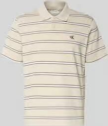 Calvin Klein Jeans regular fit poloshirt met gestikt logo
