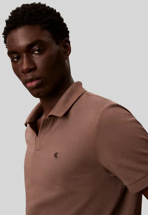 Calvin Klein Jeans regular fit poloshirt van puur katoen