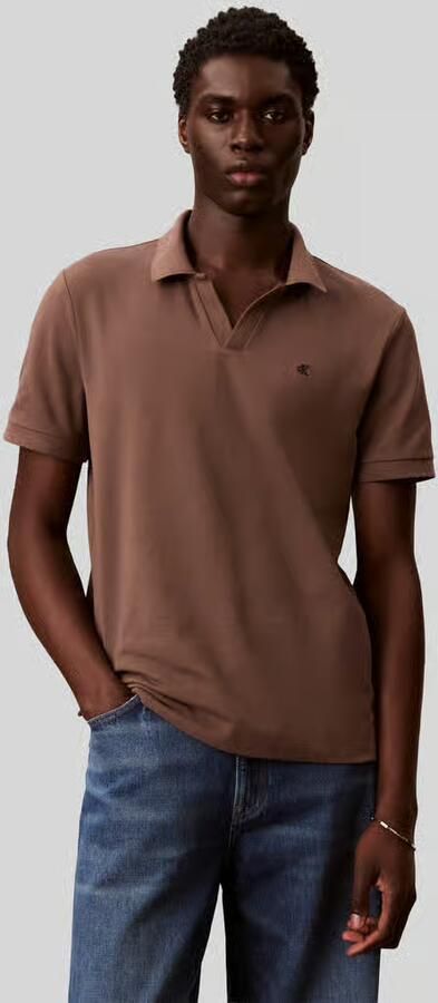 Calvin Klein Jeans Polo Shirt Korte Mouw Ss Open Collar Casua - Foto 3