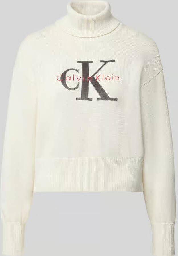 Calvin Klein Jeans regular fit pullover van puur katoen