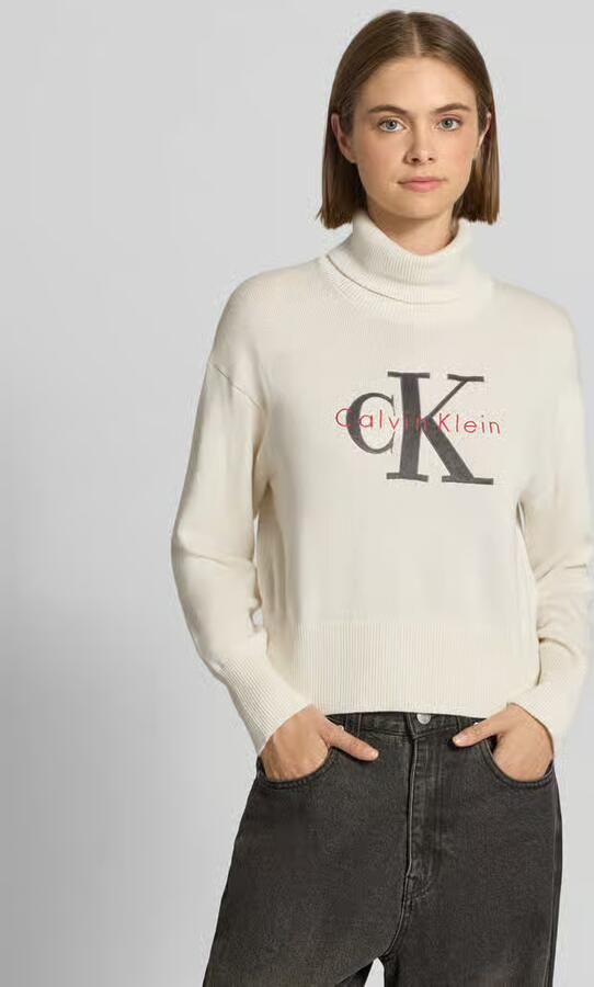 Calvin Klein Jeans regular fit pullover van puur katoen - Foto 2