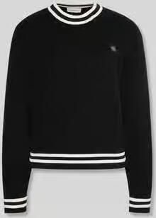Calvin Klein Jeans Regular fit pullover van puur katoen met contrasterende strepen