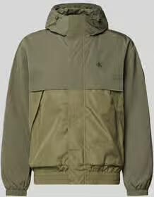 Calvin Klein Jeans regular fit regenjack met pas achter
