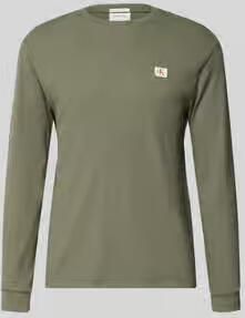 Calvin Klein Jeans regular fit shirt met lange mouwen van katoenmix - Foto 2