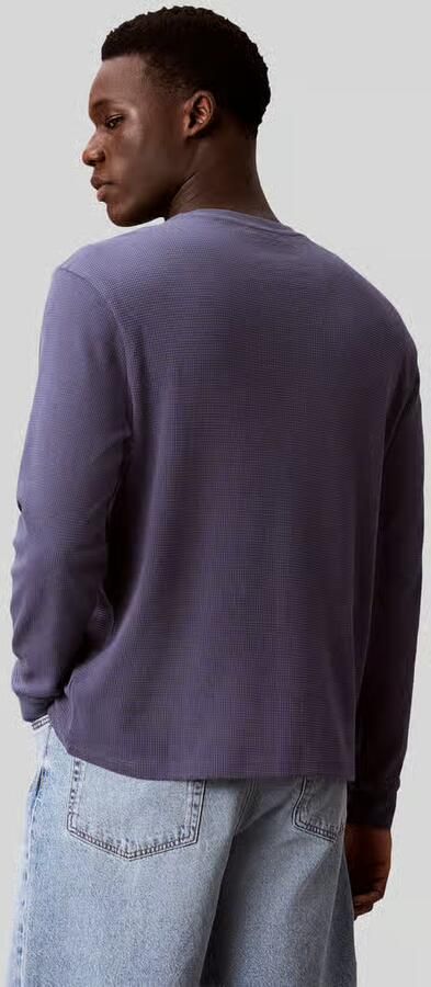 Calvin Klein Jeans regular fit shirt met lange mouwen van katoenmix - Foto 4