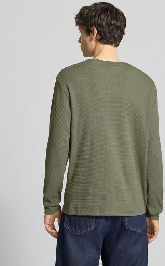 Calvin Klein Jeans regular fit shirt met lange mouwen van katoenmix - Foto 3