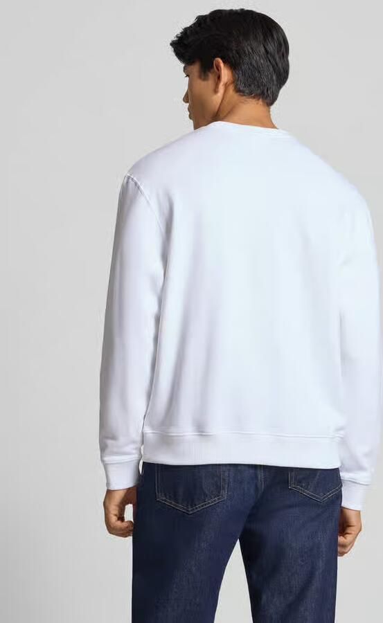Calvin Klein Jeans Regular fit sweatshirt met logopatch model 'Terry'