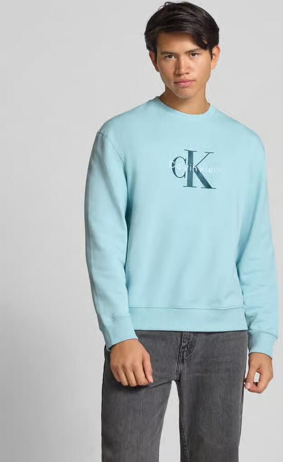 Calvin Klein Jeans Regular fit sweatshirt met logoprint model 'Terry' - Foto 2