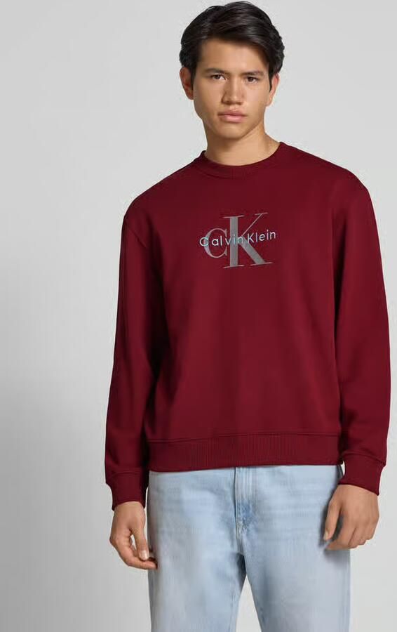 Calvin Klein Jeans Regular fit sweatshirt met logoprint model 'Terry' - Foto 2