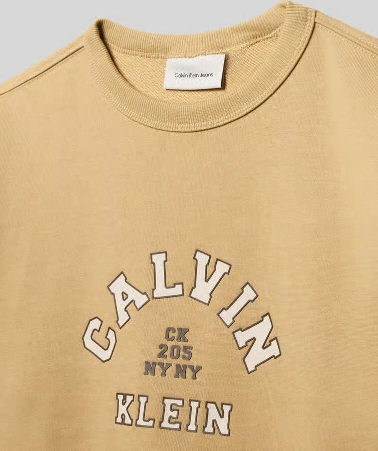 Calvin Klein Jeans Regular fit sweatshirt met logoprint model 'Varsity' - Foto 2