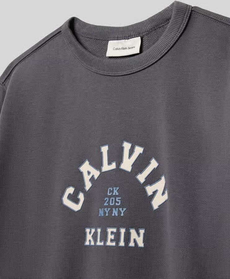 Calvin Klein Jeans Regular fit sweatshirt met logoprint model 'Varsity' - Foto 2