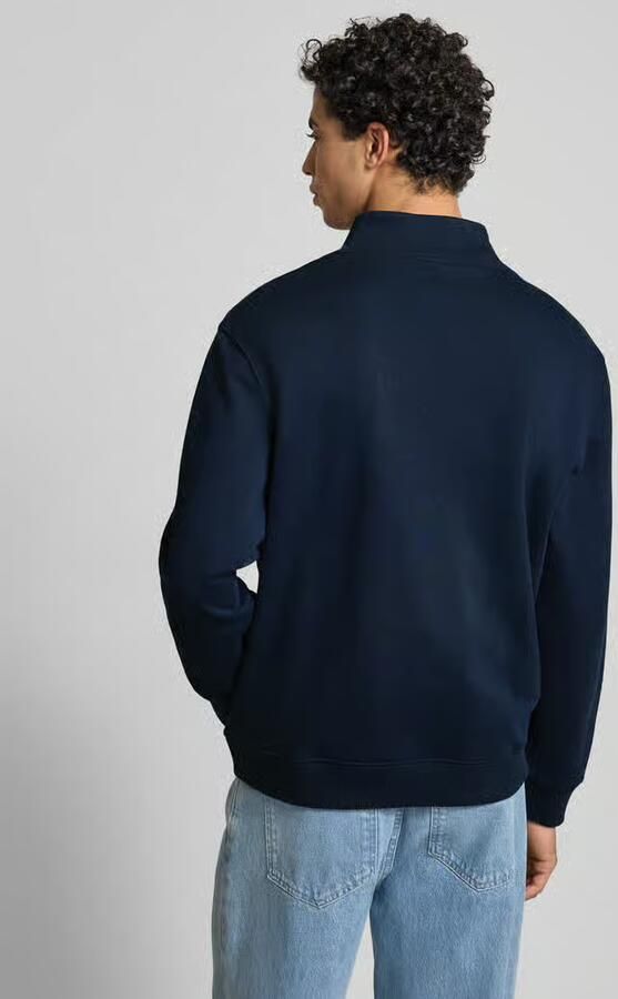 Calvin Klein Sweatshirt LS EU 350TERRY MICRO MONOLOGO QT Regular fit opstaande kraag en ritssluiting - Foto 7