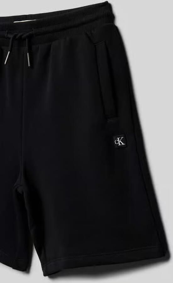 Calvin Klein Jeans regular fit sweatshorts van katoenmix - Foto 4