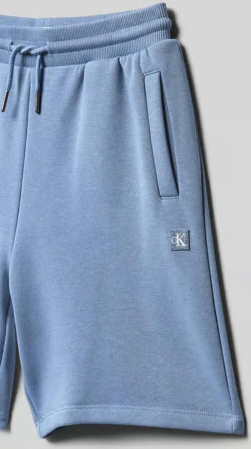 Calvin Klein Jeans regular fit sweatshorts van katoenmix - Foto 4