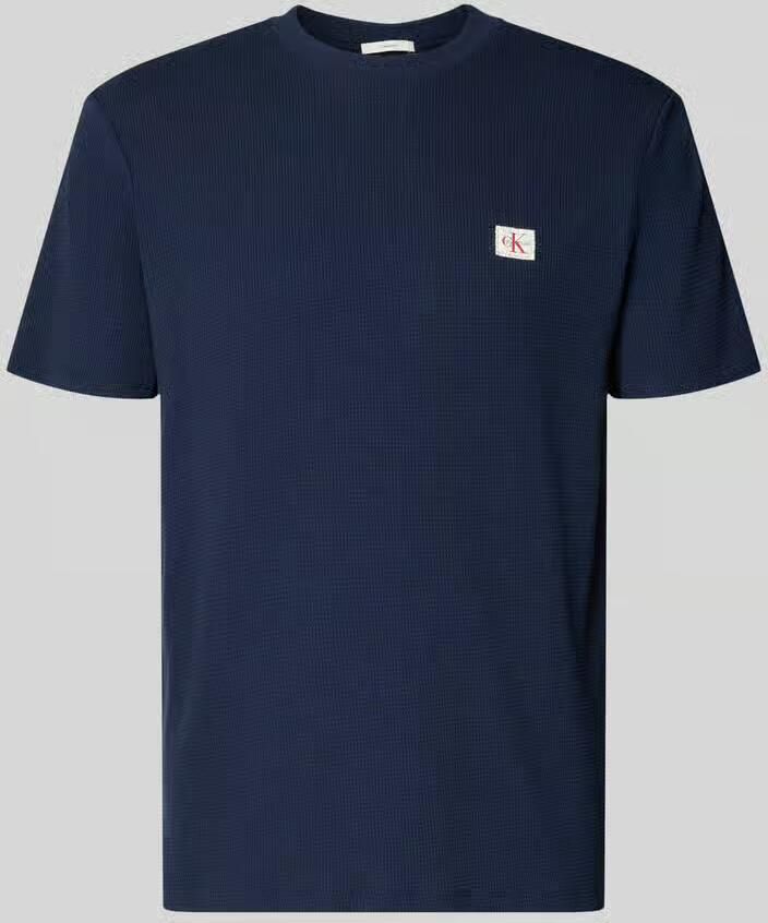 Calvin Klein Jeans Regular Fit T-shirt met logo-patch