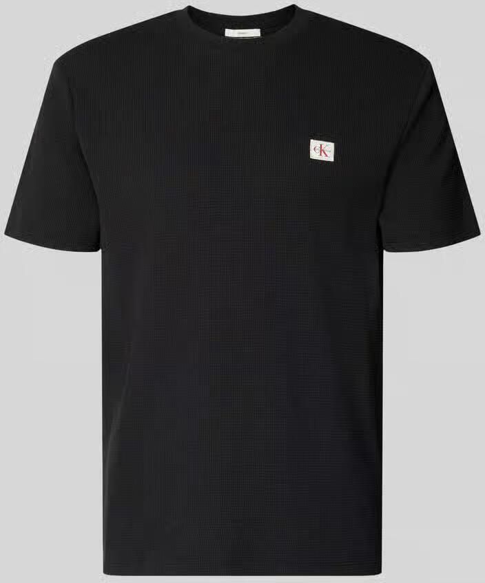 Calvin Klein Jeans Regular Fit T-shirt met logo-patch