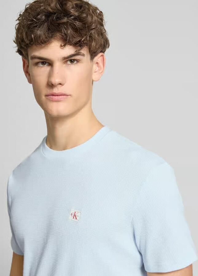 Calvin Klein Jeans Regular Fit T-shirt met logo-patch