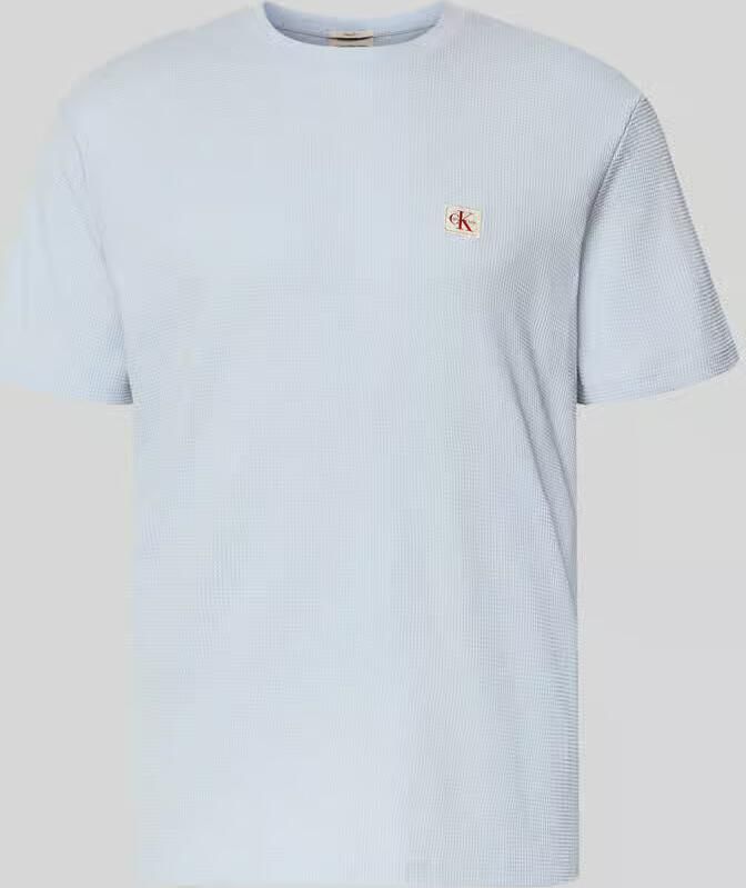 Calvin Klein Jeans Regular Fit T-shirt met logo-patch - Foto 2
