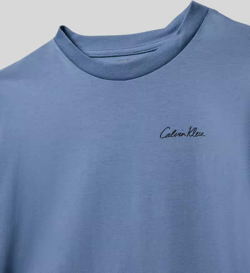 Calvin Klein Jeans Regular fit T-shirt met logoprint model 'Polaroid' - Foto 2