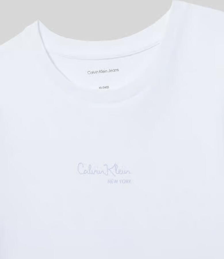 Calvin Klein Jeans Regular fit T-shirt met logoprint model 'Signature' - Foto 2