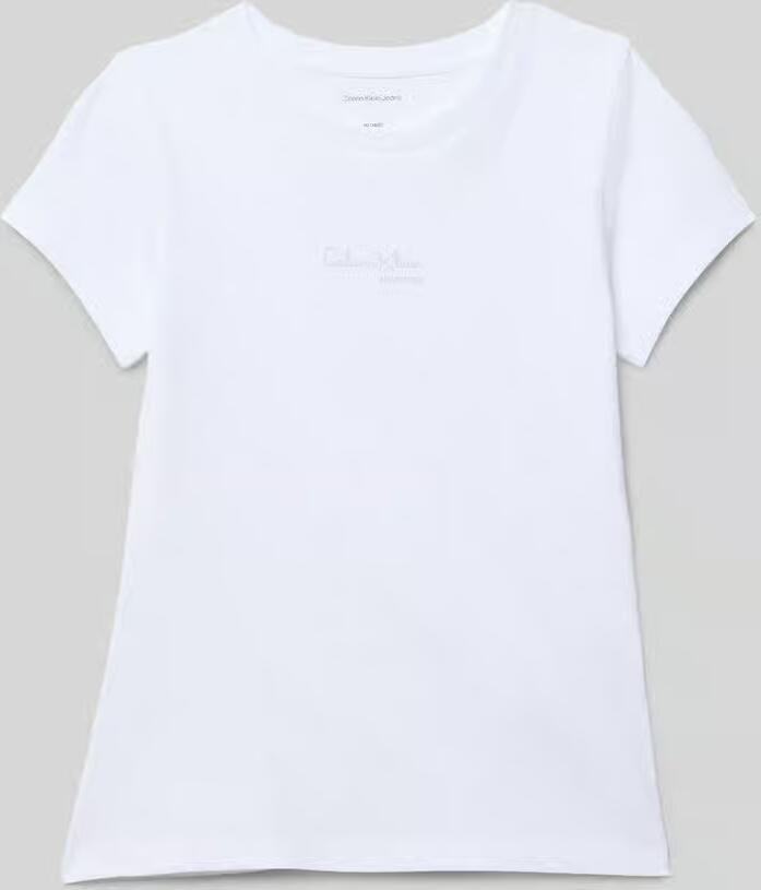 Calvin Klein Jeans Regular fit T-shirt met logoprint model 'Signature'