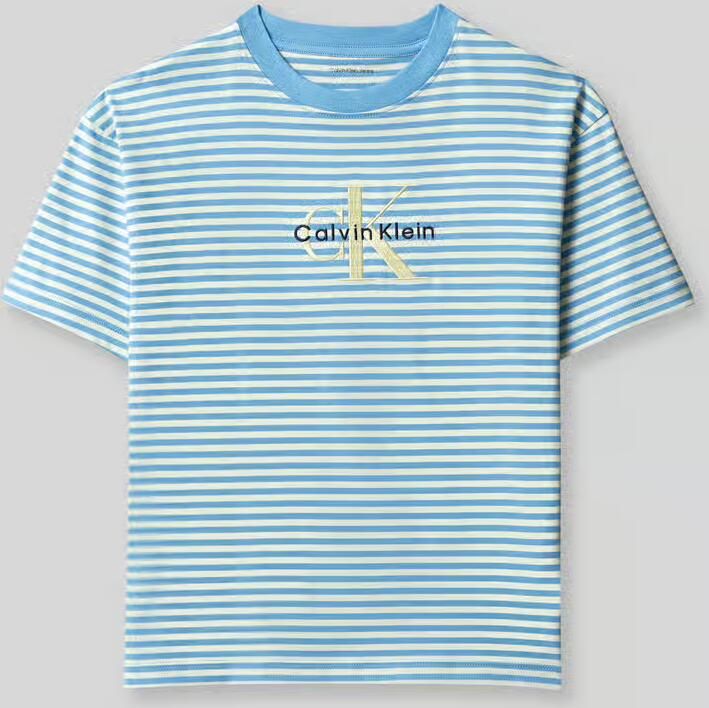 Calvin Klein Jeans regular fit T-shirt met logoprint van puur katoen