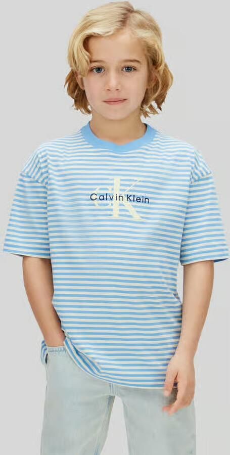 Calvin Klein Jeans regular fit T-shirt met logoprint van puur katoen - Foto 3