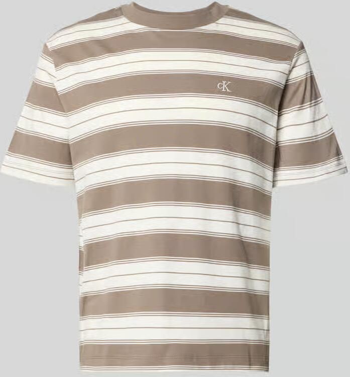 Calvin Klein Jeans regular fit T-shirt van katoenmix - Foto 2