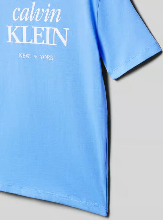 Calvin Klein Jeans regular fit T-shirt van puur katoen