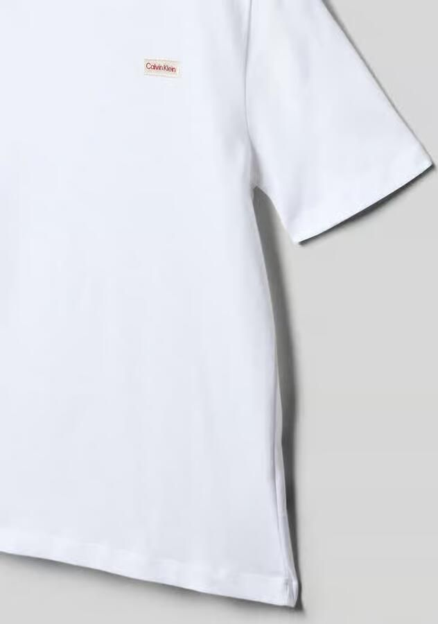 Calvin Klein Jeans regular fit T-shirt van puur katoen