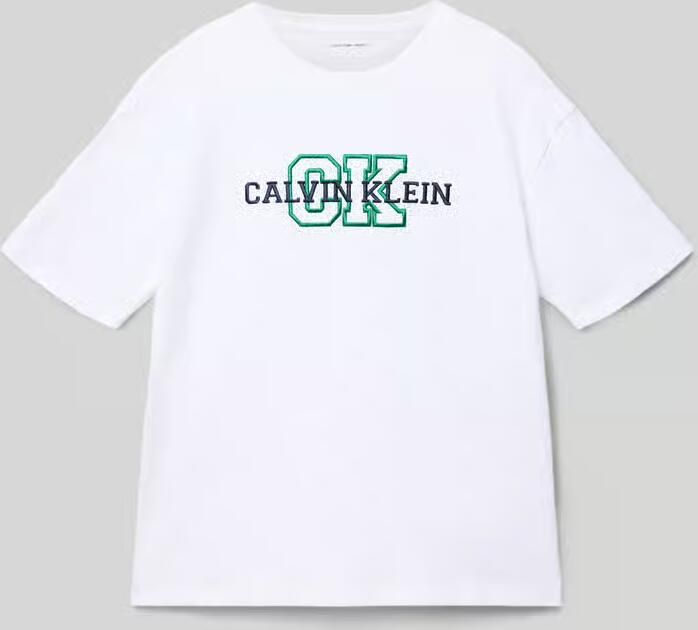 Calvin Klein Jeans regular fit T-shirt van puur katoen - Foto 5