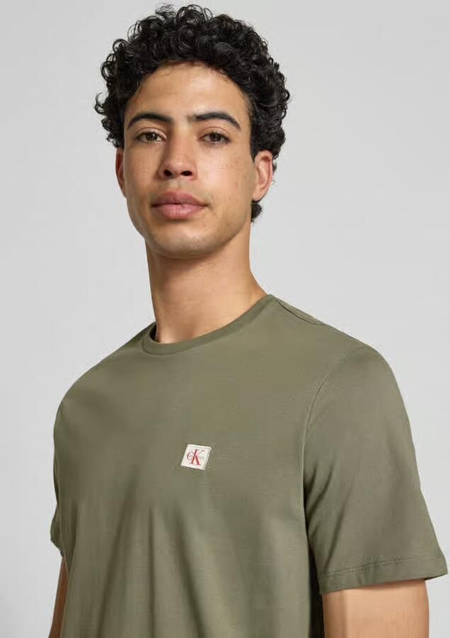 Calvin Klein Jeans regular fit T-shirt van puur katoen - Foto 3