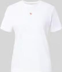 Calvin Klein Jeans regular fit T-shirt van puur katoen