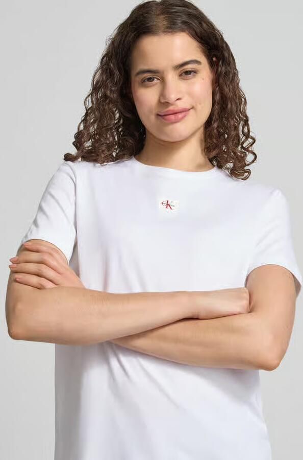 Calvin Klein Jeans regular fit T-shirt van puur katoen - Foto 2