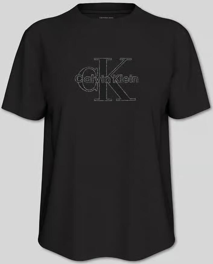 Calvin Klein Jeans Regular fit t-shirt van puur katoen - Foto 2
