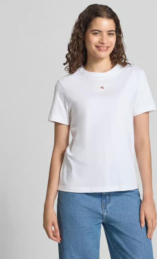 Calvin Klein Jeans regular fit T-shirt van puur katoen - Foto 2