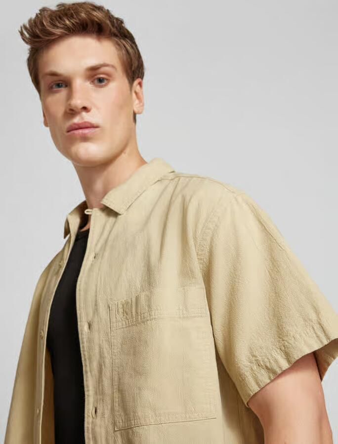Calvin Klein Jeans Regular fit vrijetijdsoverhemd met borstzak