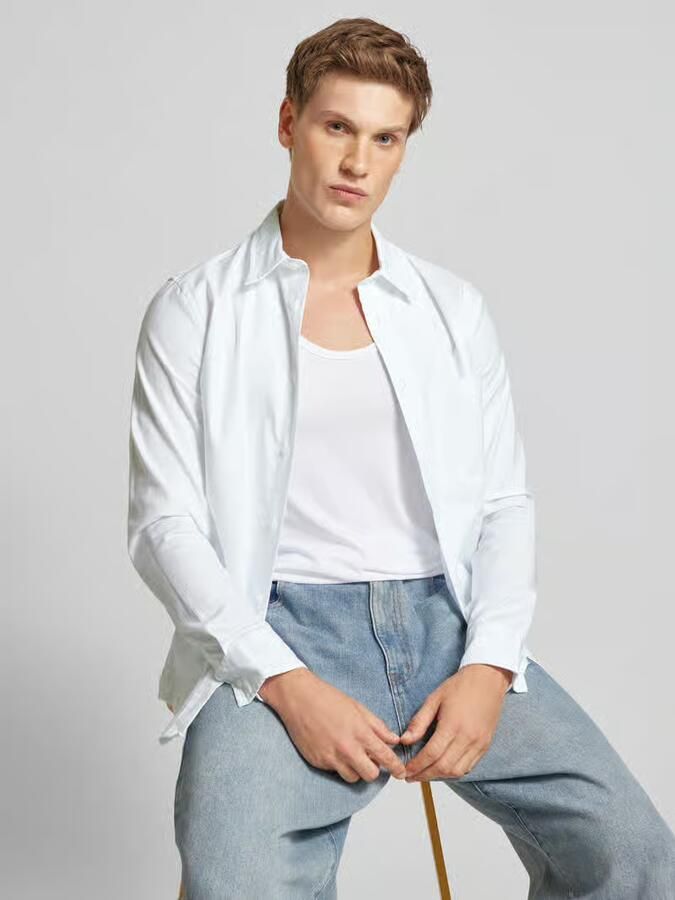 Calvin Klein Jeans Regular fit vrijetijdsoverhemd met kentkraag model 'OXFORD'