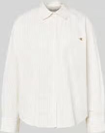 Calvin Klein Jeans relaxed fit blouse met borstzak en label-stitching - Foto 5