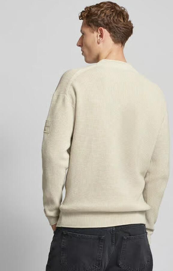 Calvin Klein Jeans Relaxed fit gebreide pullover met labelpatch