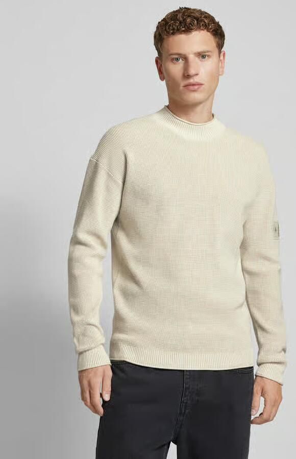 Calvin Klein Jeans Relaxed fit gebreide pullover met labelpatch - Foto 2