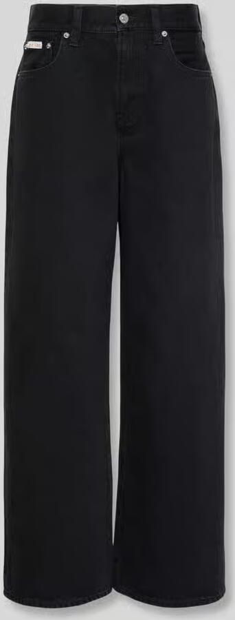 Calvin Klein Jeans relaxed fit jeans van puur katoen met labelpatch - Foto 2